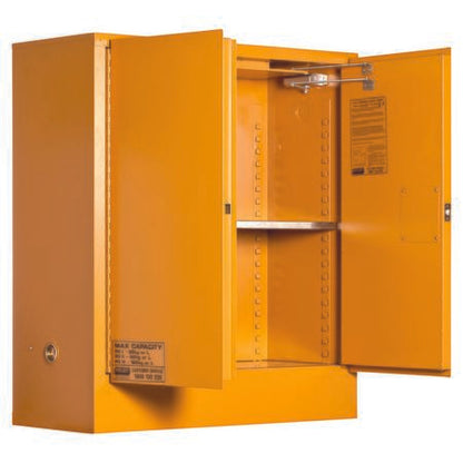5530AST Toxic Substance Storage Cabinet: 160L - 2 Doors - 2 Shelves