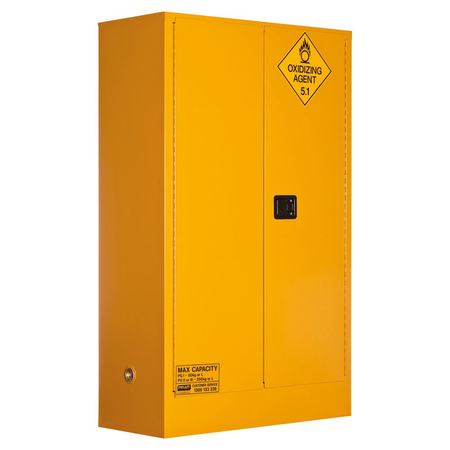 5545AOA Oxidizing Agent Storage Cabinet: 250L - 2 Doors - 3 Shelves