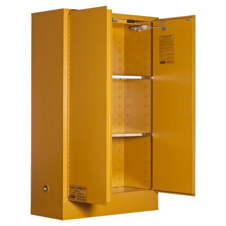 5545AOA Oxidizing Agent Storage Cabinet: 250L - 2 Doors - 3 Shelves