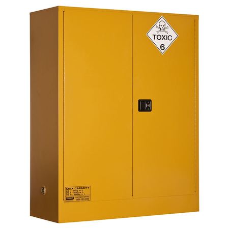 5560AST Toxic Substance Storage Cabinet: 250L Xl - 2 Doors - 3 Shelves