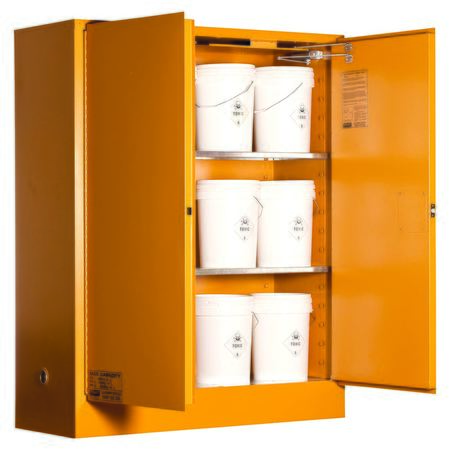 5560AST Toxic Substance Storage Cabinet: 250L Xl - 2 Doors - 3 Shelves