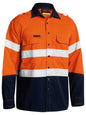 BS8082T Bisley TenCate Tecasafe® Plus 700 Taped Hi Vis FR Vented Shirt