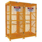 Gas Cylinder Storage Cage. 1 Storage Level Up To 18 G-Sized Cylinders PSGC18V