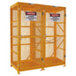 Forklift & Gas Cylinder Storage Cage. 3 Storage Levels. (Comes Flat Packed - Assembly Required) PSGC8F9V-FP