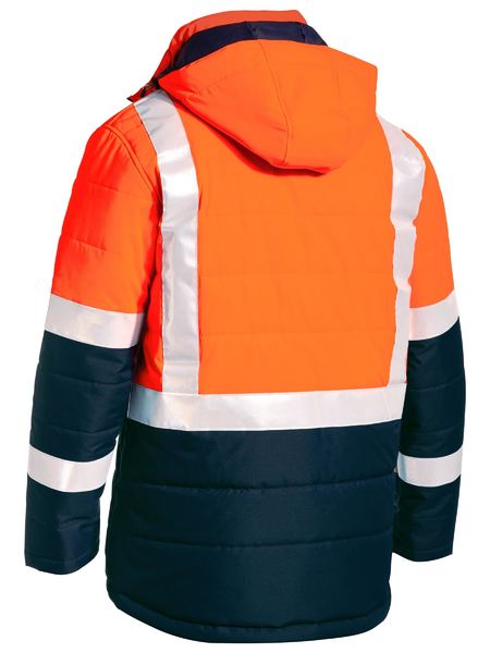 Bisley BJ6929HT Taped Hi Vis Puffer Jacket