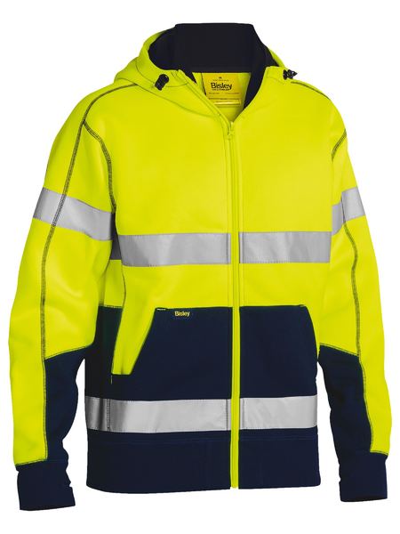 Bisley BK6819T Taped Hi Vis Fleece Hoodie