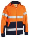 Bisley BK6819T Taped Hi Vis Fleece Hoodie