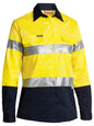 Bisley BLT6456 Women's Taped Hi Vis Drill Shirt