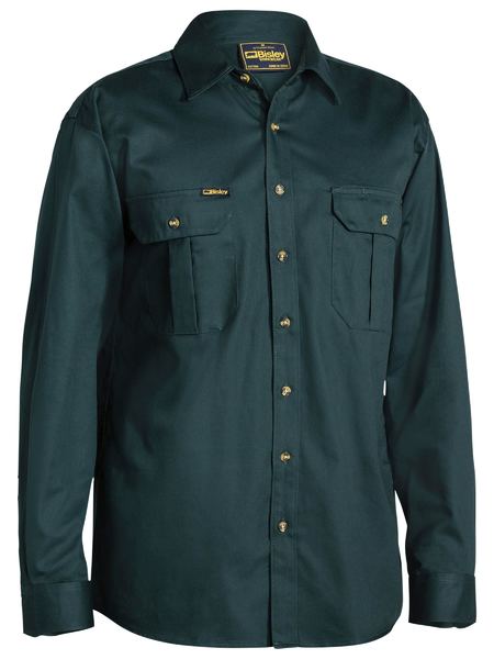Bisley BS6433 Original Cotton Drill Shirt - Long Sleeve