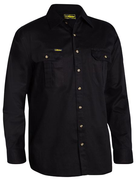 Bisley BS6433 Original Cotton Drill Shirt - Long Sleeve
