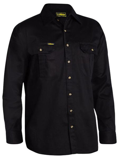 Bisley BS6433 Original Cotton Drill Shirt - Long Sleeve