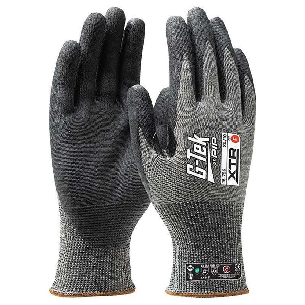 G-Tek Xtr 18G Cut F Palm Dip Glove 16-786