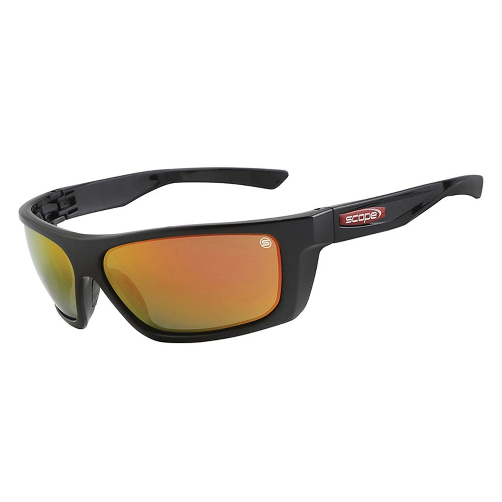 Scope Flash Jet Black Gloss 160 Safety Glasses