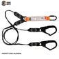 Elite Double Leg Shock Absorbing Webbing Lanyard With Hardware Kd & Sd X2 WLO2KDSD