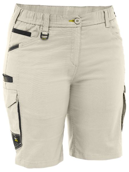 BSHL1338 Bisley Women's Flx & Move™ Elastic Waist Cargo Short