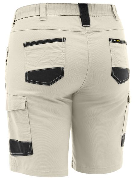 BSHL1338 Bisley Women's Flx & Move™ Elastic Waist Cargo Short