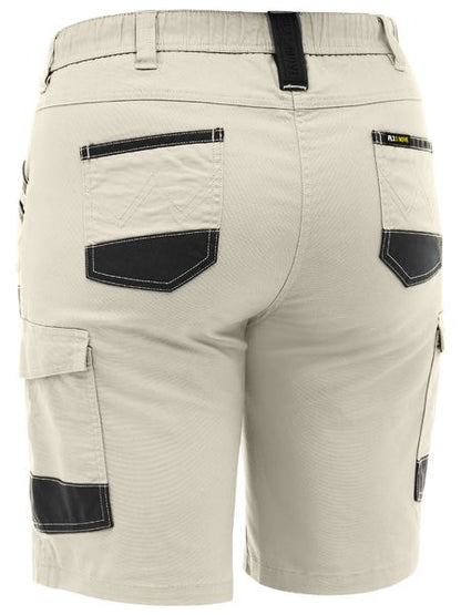 BSHL1338 Bisley Women's Flx & Move™ Elastic Waist Cargo Short