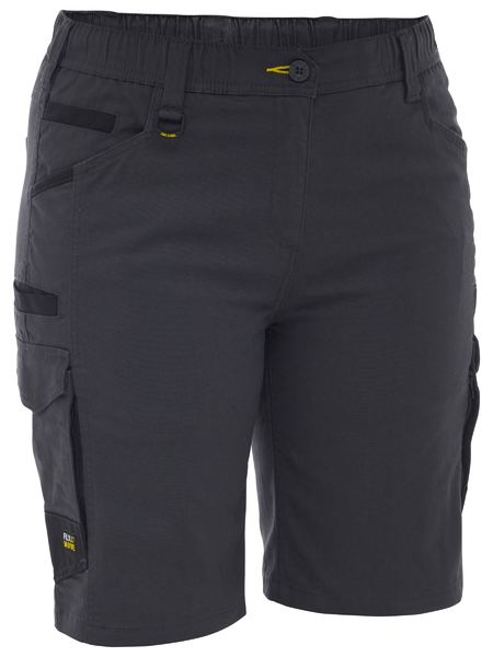 BSHL1338 Bisley Women's Flx & Move™ Elastic Waist Cargo Short