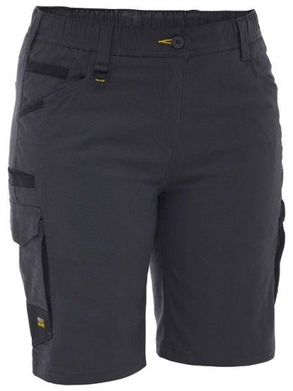 BSHL1338 Bisley Women's Flx & Move™ Elastic Waist Cargo Short