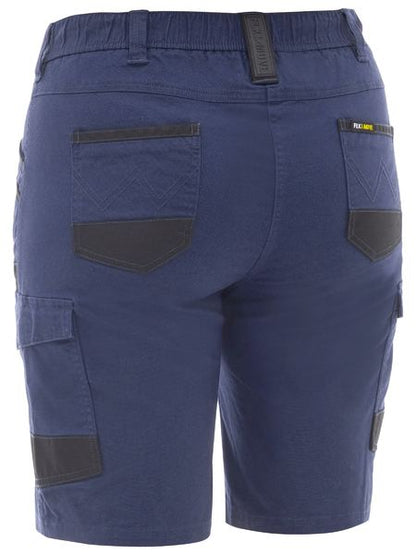 BSHL1338 Bisley Women's Flx & Move™ Elastic Waist Cargo Short