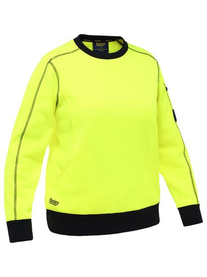 BKL6722 Bisley Women's Work Fleece Crew Neck Jumper