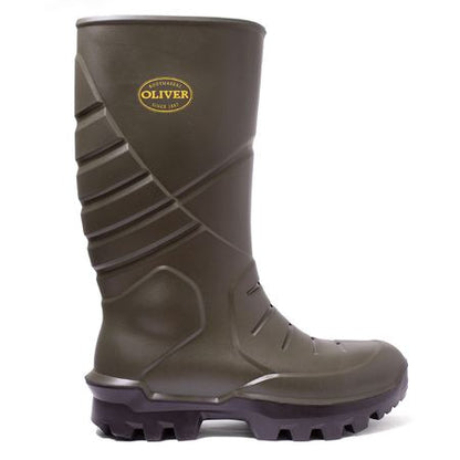 Oliver Safety Green PU Gumboots
