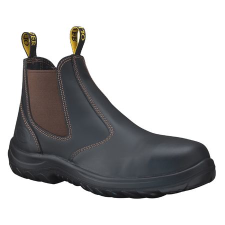 34626 Oliver Claret Elastic Sided Safety Boot