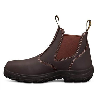 34626 Oliver Claret Elastic Sided Safety Boot