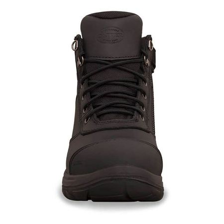 34660 Oliver Black Zip Sided Ankle Safety Boot