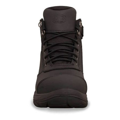 34660 Oliver Black Zip Sided Ankle Safety Boot