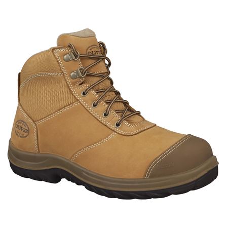 34662 Oliver Wheat Zip Sided Ankle Safety Boot