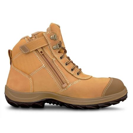 34662 Oliver Wheat Zip Sided Ankle Safety Boot