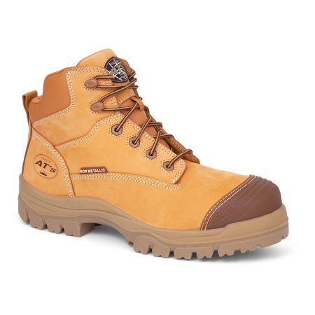Oliver 45630Z 130mm Wheat Zip Sided Safety Boot