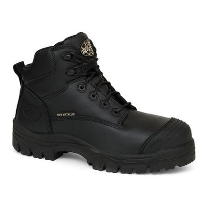 Oliver 45640Z 130mm Black Zip Sided Hiker Safety Boot