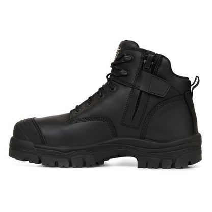 Oliver 45640Z 130mm Black Zip Sided Hiker Safety Boot