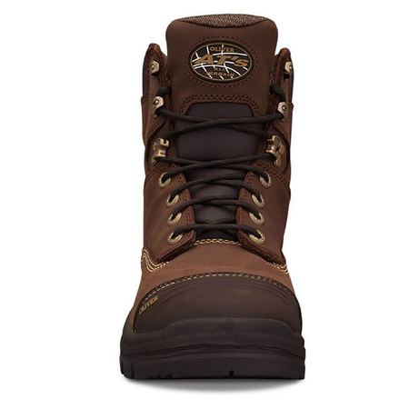 Oliver 55337 150mm Brown Lace Up Safety Boot