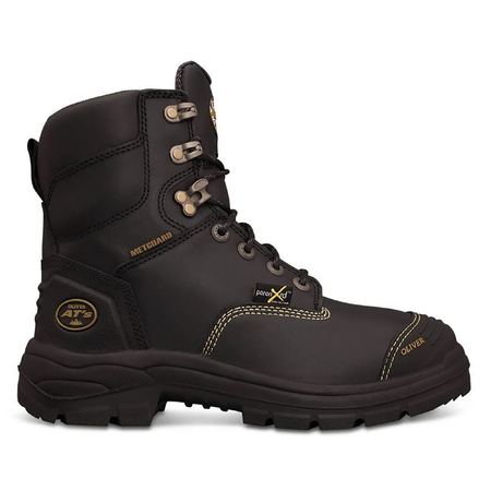 55346 Oliver 150mm Black Lace Up Met Safety Boot