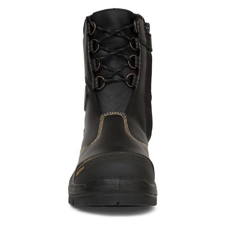 Oliver 55380 200mm Hi Leg Black Zip Sided Safety Boot