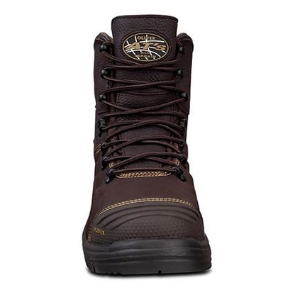 65490 Oliver 150mm Brown Lace-up Safety Boot