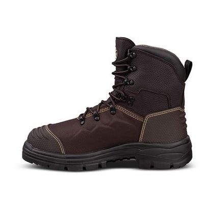 65490 Oliver 150mm Brown Lace-up Safety Boot