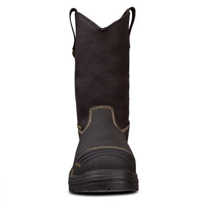 65493 Oliver 240mm Brown Pull On Riggers Safety Boot