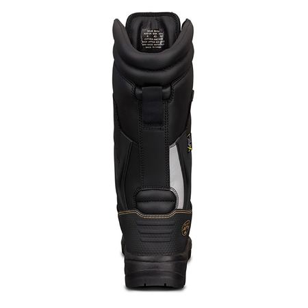 65791 Oliver 350mm Black Laced In Zip Mining Boot