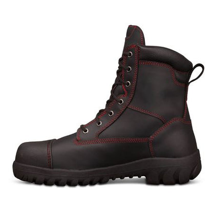 66460 Oliver 180mm Black Smelter Safety Boot