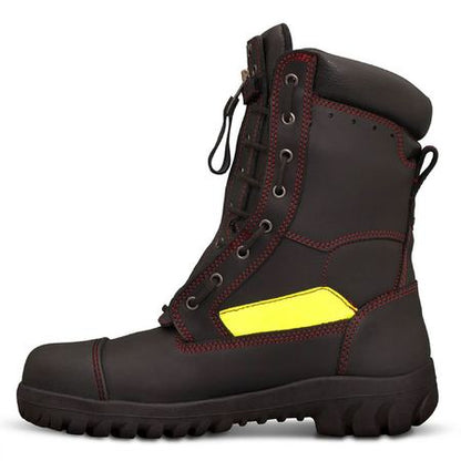 66495 Oliver 230mm Lace Up Structural Firefighters Safety Boot