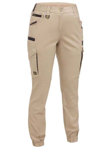 BPCL6237 Bisley Womens Flx & Move™ Elastic Waist Cargo Cuffed Pants