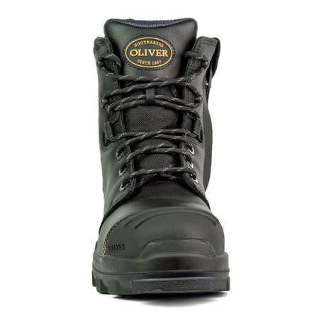 Oliver 54545Z 150mm Black Zip Sided Safety Boot