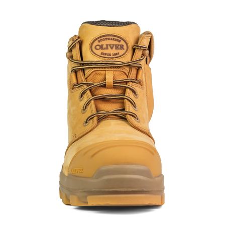Oliver 54530Z 130mm Wheat Zip Sided Safety Boot