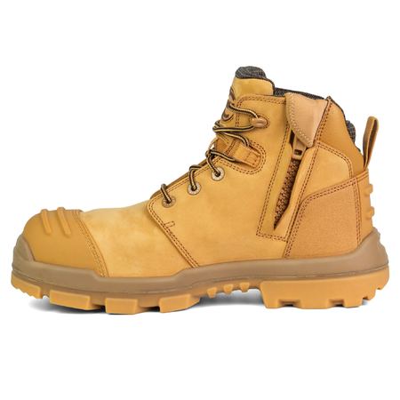 Oliver 54530Z 130mm Wheat Zip Sided Safety Boot