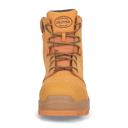 Oliver 54532Z 150mm Wheat Zip Sided Safety Boot