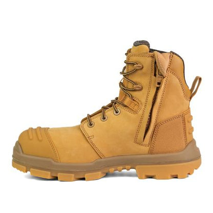 Oliver 54533Z 150mm Wheat Zip Sided Boot with Low-Cut Collar Safety Boot